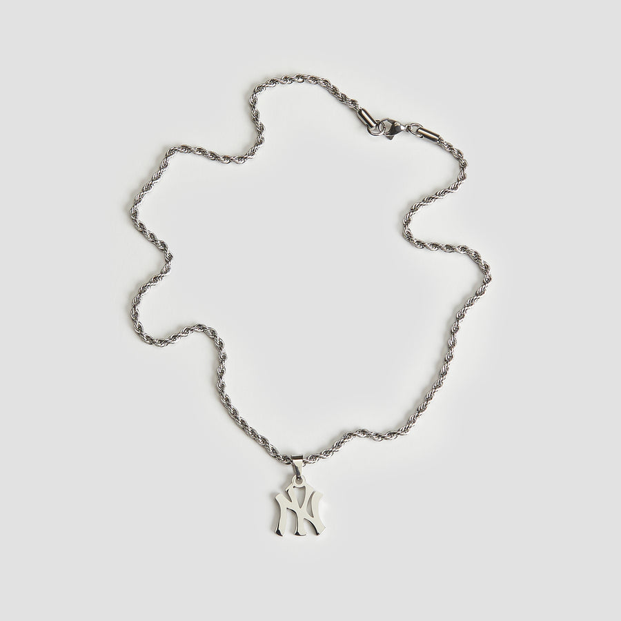 New York Yankees Stainless Steel Rope Necklace