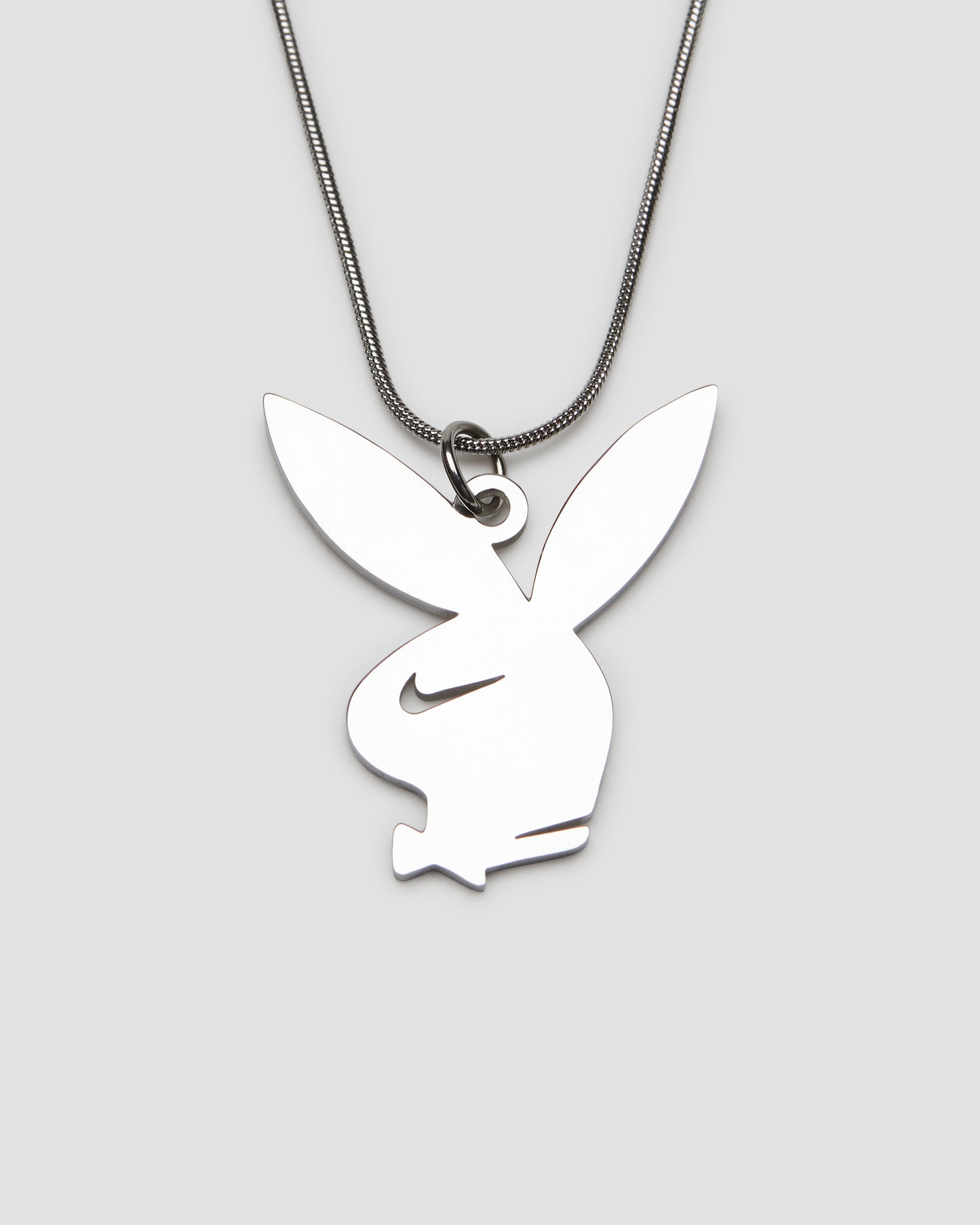 Just Do It x Bunny Necklace - Silver