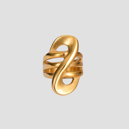 S-Layer 18k Gold Ring - GRISÉ NYC 1