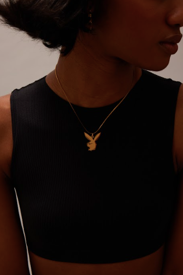 Just Do It x Bunny Necklace - Gold