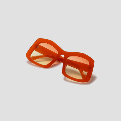 Unique Orange Showstopper Sunglasses