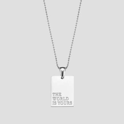 THE WORLD IS YOURS Necklace - GRISÉ NYC 1