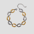 2-Tone Oval Link Bracelet - GRISÉ NYC 1