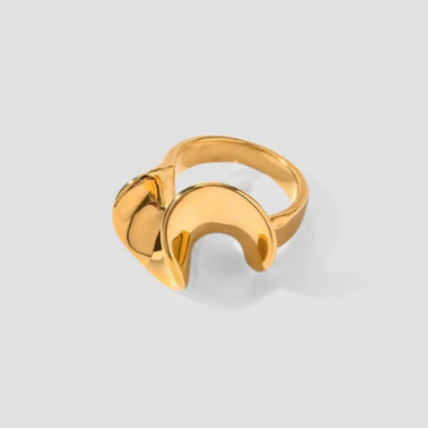Unico Twisted 18k Gold Ring | GRISÉ NYC
