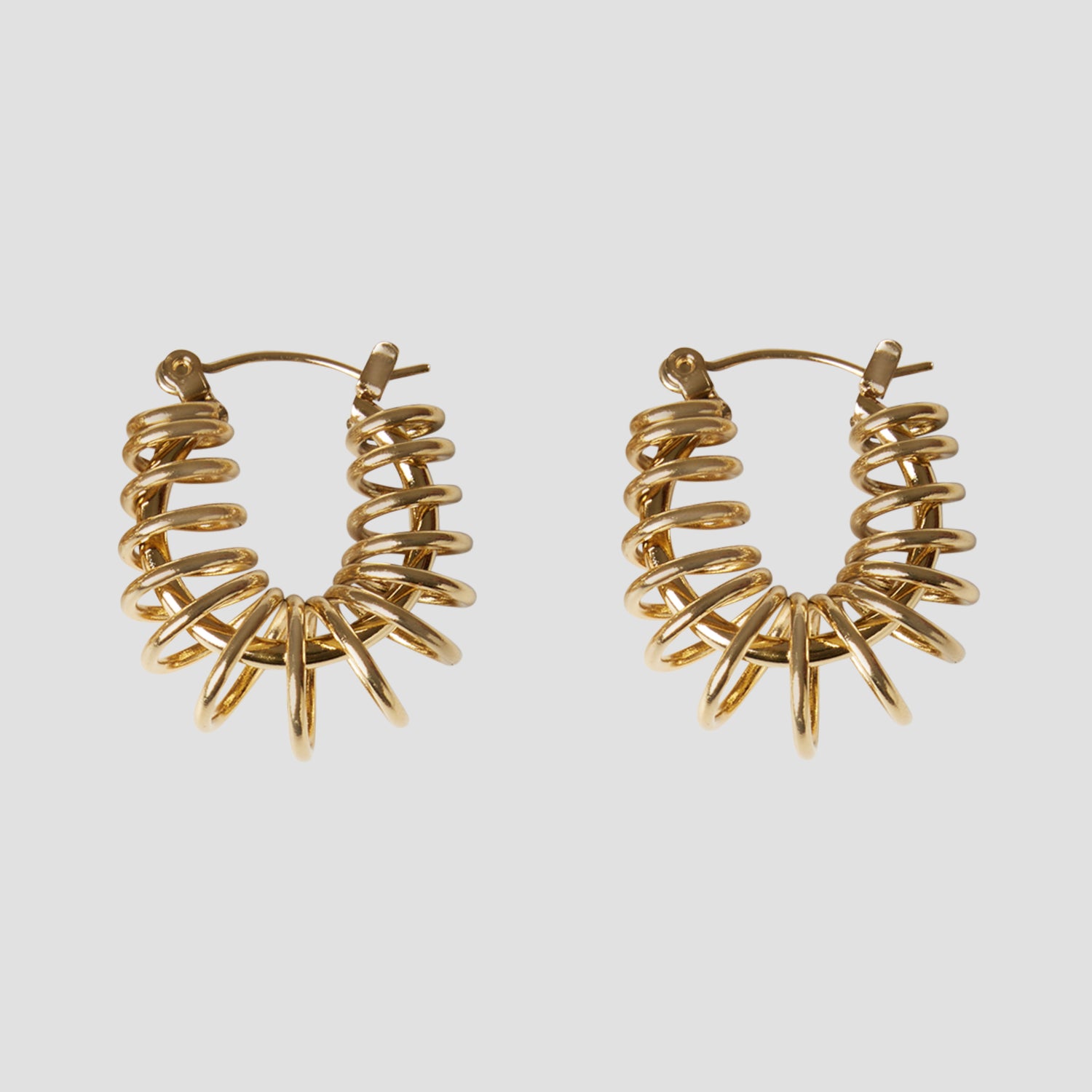 U-Shape Wire 18k Gold Earrings