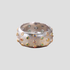 Confetti gemstone band ring textured silver and gold multicolor stones GRISÉ NYC