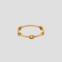 Dainty Minimal Link 18k Gold Ring - GRISÉ NYC 1