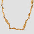 GRISÉ NYC rugged textured 18k gold plated necklace sculptural chain design