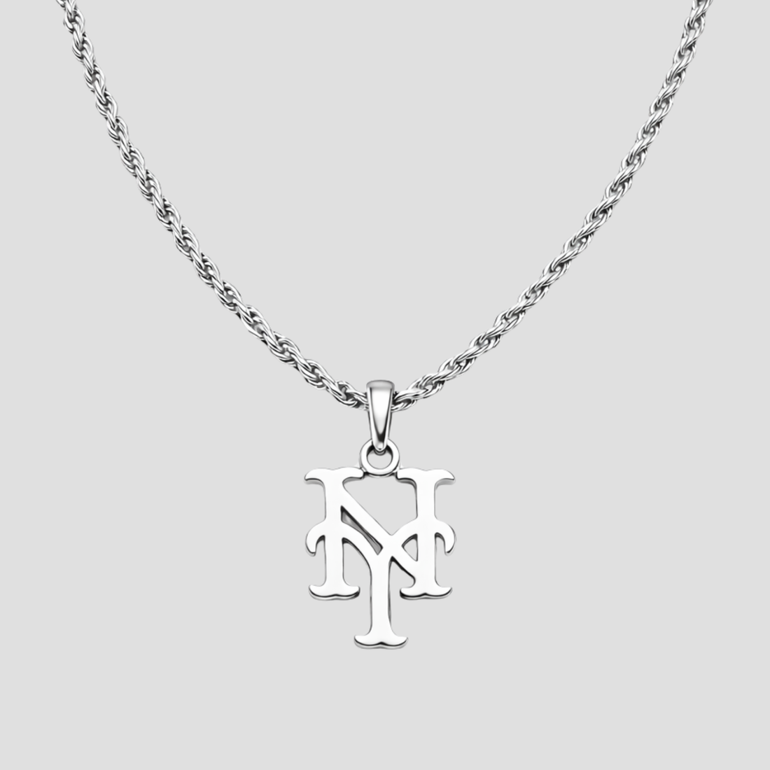 New York Mets Stainless Steel Rope Necklace