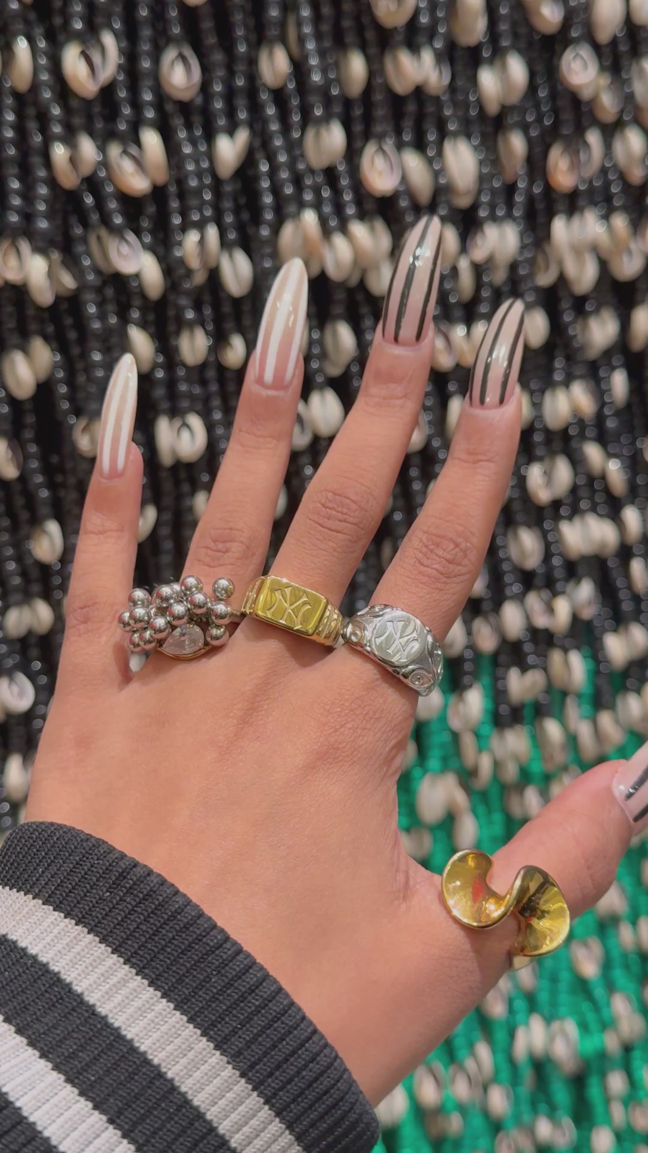 Hypoallergenic Yankees Vintage Stainless Steel Ring