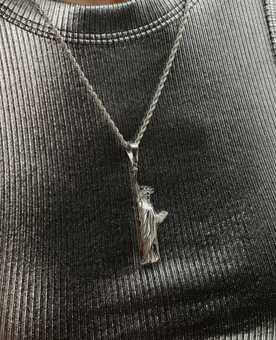 Statue Of Liberty Stainless Steel Necklace